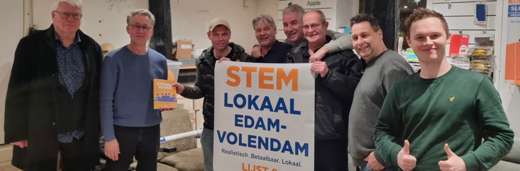 Waardevol bezoek van betrokken burgers aan Lokaal Edam-Volendam