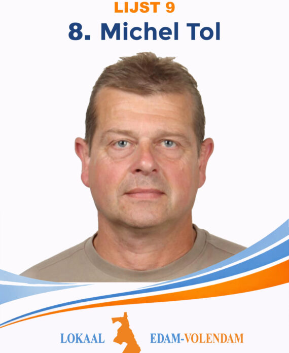 Portret van Michel Tol