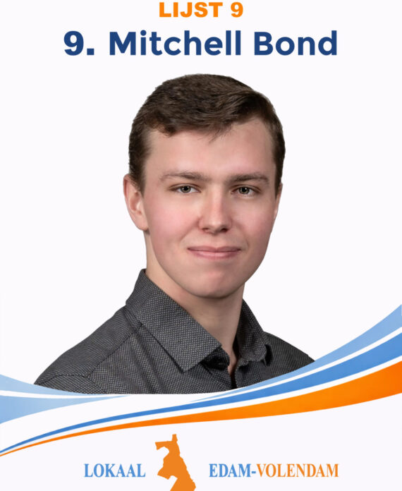Portret van Mitchell Bond